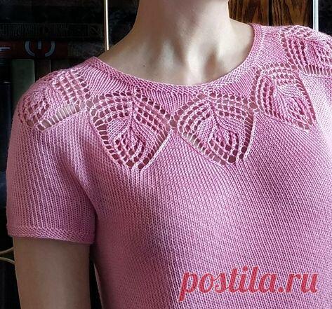 Обзор модных идей по вывязыванию спицами кокеток. Описания, схемы и выкройки прилагаются | Петелечка | Дзен