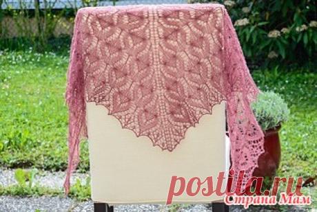 Вяжем вместе шаль "Орхидея" - Вяжем вместе он-лайн - Страна Мам