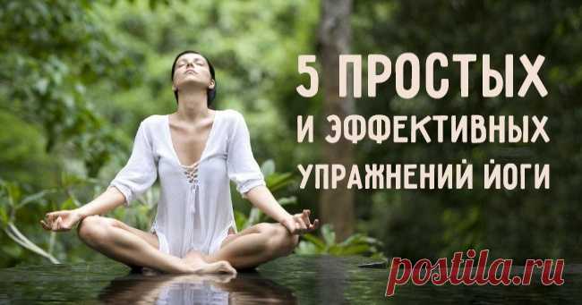 5 простых и эффективных упражнений йоги