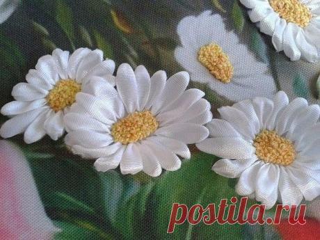 Вышивка лентами. Ромашечки. / Понимание бизнеса