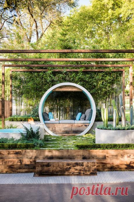 Интересная идея дизайна места для уединенного отдыха — Дом и Сад