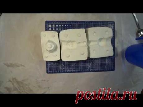 Шарнирная кукла своими руками с нуля часть 14. Отливка флюмо в гипсовые формы