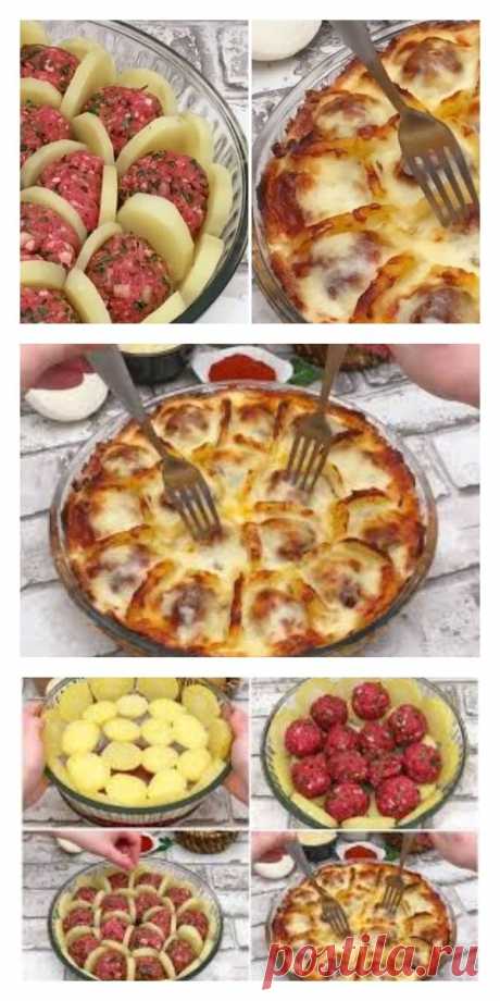 Невероятно вкусные фрикадельки в сотах под соусом бешамель