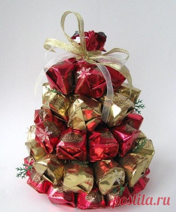 Сладкие подарки на новый год 2022 своими руками - много идей и мастер-классов
