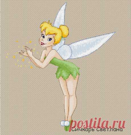 Gallery.ru / Фея Динь-динь. - Персонажи мультфильмов (платно) - Sichkar