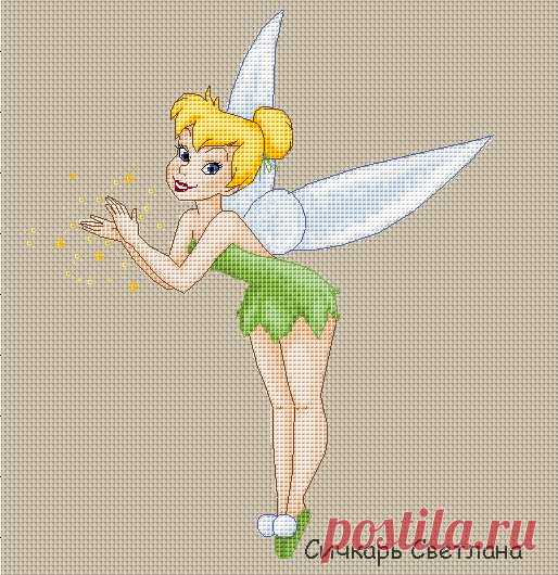 Gallery.ru / Фея Динь-динь. - Персонажи мультфильмов (платно) - Sichkar