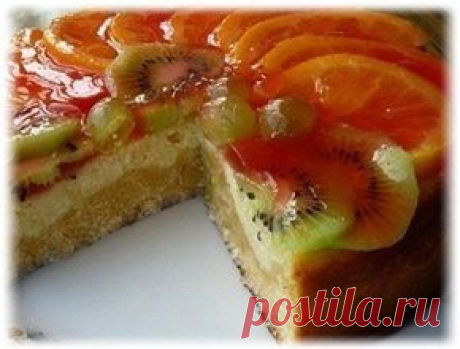 Сырный пирог с фруктами &quot;Экзотика&quot;! | Чай, кофе и ТОРТОМАНИЯ