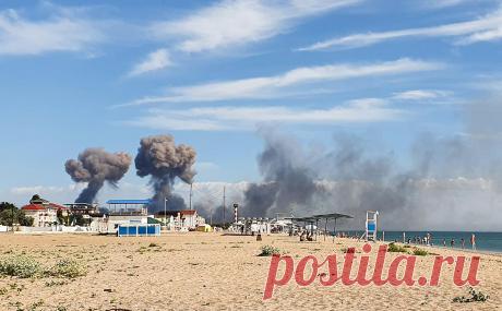 Киев взял на себя ответственность за взрывы на аэродроме в Крыму. О серии ракетных ударов ВСУ по крымским авиабазам, в том числе по аэродрому Саки, говорится в статье главнокомандующего ВСУ Валерия Залужного. По данным российского Минобороны, «никакого огневого воздействия» по аэродрому не было