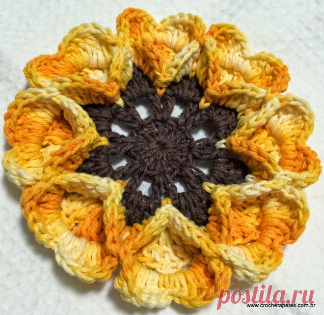 ЦВЕТОЧНЫЕ МОТИВЫ ДЛЯ КОВРИКОВ.ВИДЕО МК.СХЕМЫ..