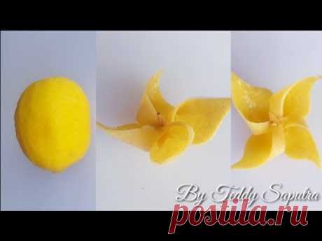 HOW TO MAKE LEMON GARNISH