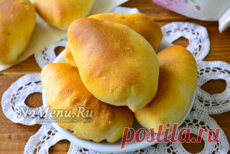 Постные пирожки с капустой в духовке, пошаговый рецепт с фото