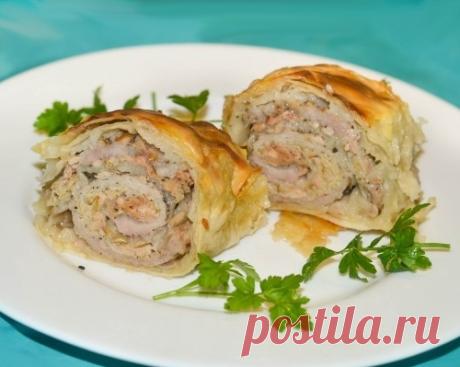 Мясной рулет &quot;Отбивные в лаваше&quot;