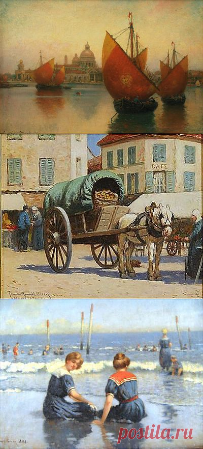 Американские пейзажисты - Фрэнк Рассел Грин (Frank Russell Green)