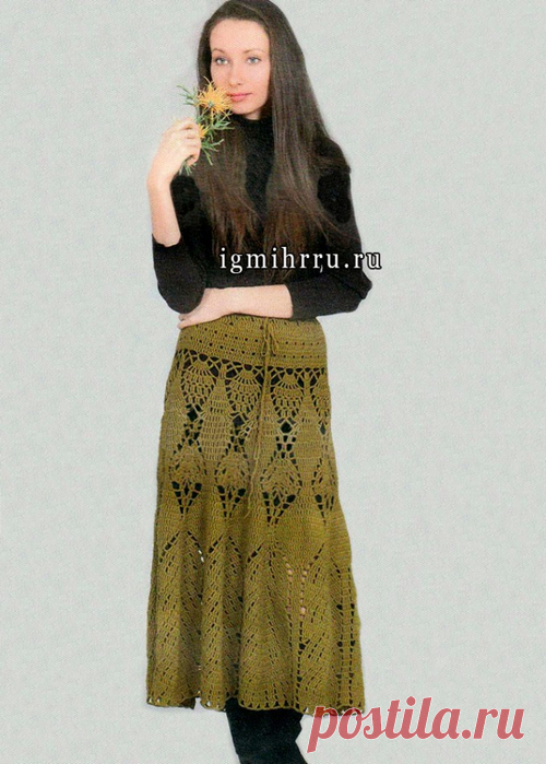 Юбка крючком