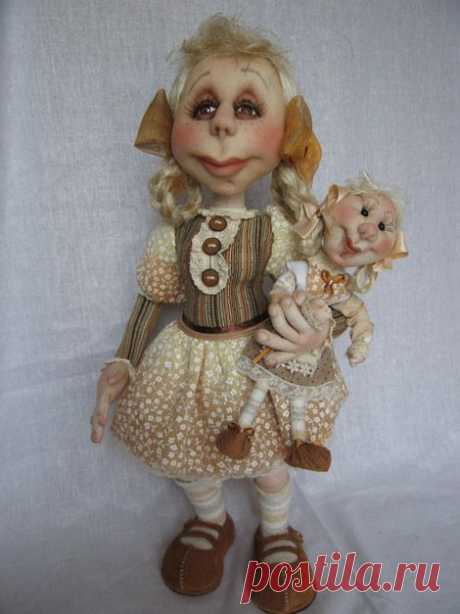 Скульптурная текстильная кукла своими руками