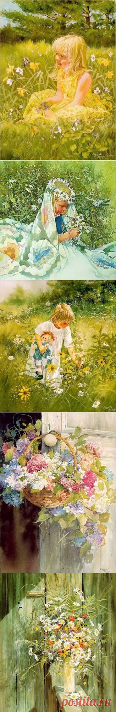 Художник Carolyn Blish “Лето“