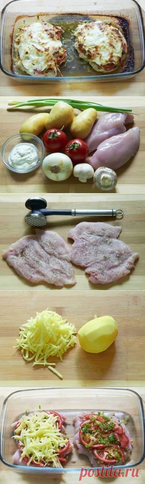 Куриная грудка под шубой
