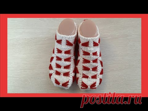 МОДНЫЕ НОСКИ СПИЦАМИ 