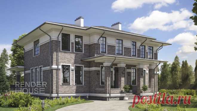 Проект дома Веймар — цена строительства под ключ в компании Render House
