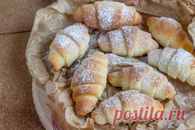 Рогалики творожные нежнее нежного — Кулинарные рецепты любящей жены