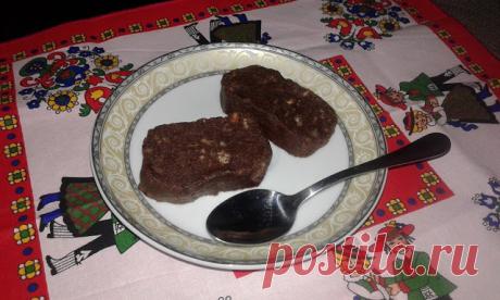 Італійські голубці: Шоколадна ковбаска без яєць (Salame di cioccolato)