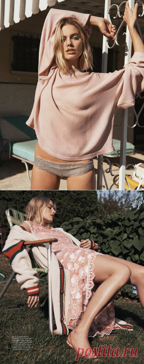 #МаргоРобби снялась в фотосессии «Схожу с ума от Марго» для журнала Vogue Australia