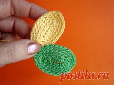 Как вязать листик крючком Урок 284 Howto Crochet leaf