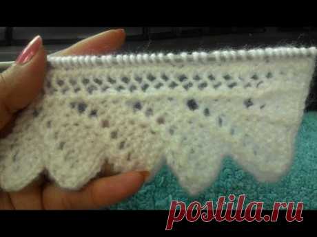 Stylish Border for Cardigan / Sweater / Kurti/ Top in Hindi Knitting with English Subtitles