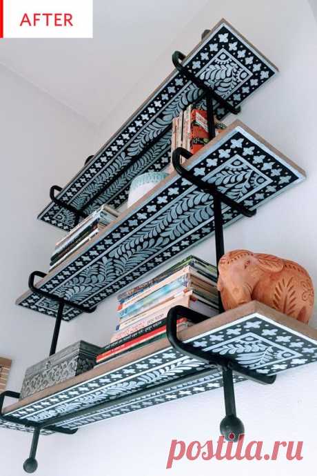 Before and After: A Remarkable Shelf Redo That Cost $5