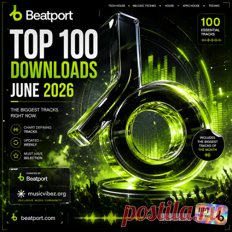 VA – Beatport Top 100 Downloads June 2026 [Beatport] — Tech House, Techno, House 2026
