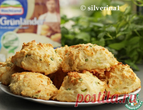 Сырное печенье с зеленым луком – кулинарный рецепт