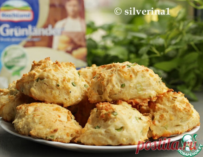 Сырное печенье с зеленым луком – кулинарный рецепт