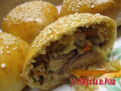 Плов в булочке