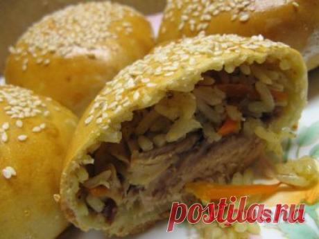 Плов в булочке