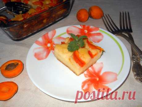 Манная запеканка с абрикосами рецепт с фото, как приготовить на FindFood.ru