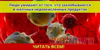 Люди умирают от того, что захлебываются в желчных недоокисленных продуктах — ЧИТАТЬ ВСЕМ! | Полезные советы
