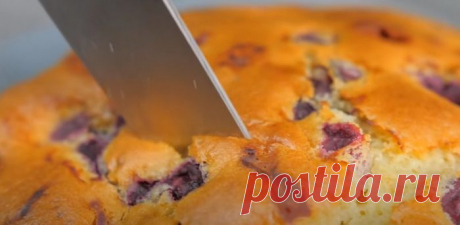 Без хлопот. Вишневый пирог на каждый день: вкусно и очень просто