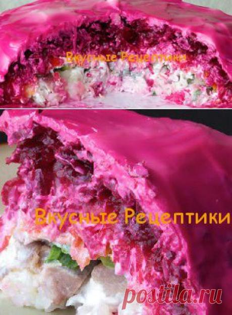 Селедка под шубой с яблоком и яйцом. Салаты с фото | Вкусные Рецептики