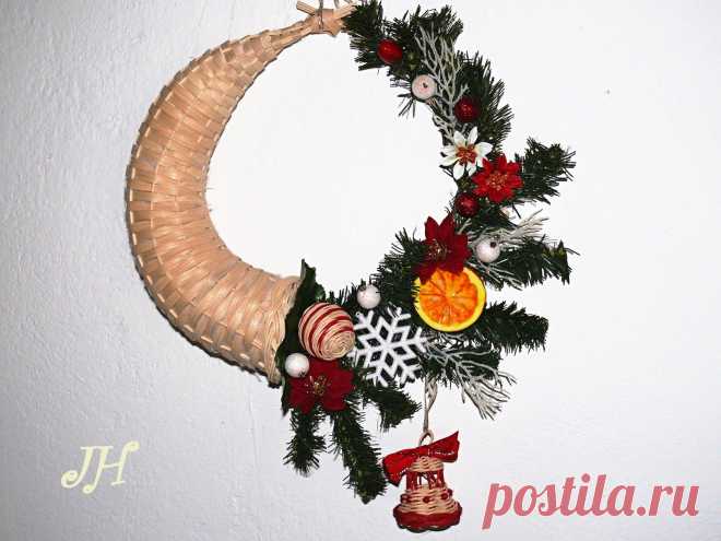 Венок рождественский рог 2 / Товары продавца krtinec | Fler.cz