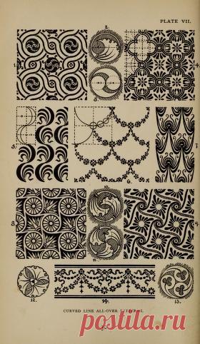 Гравировка. Эскиз. Геометрические узоры..