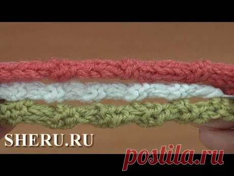 Простой шнур спицами Урок 159