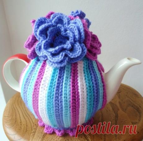 Грелки на чайник вязаные крючком. | Вязаные крючком аксессуары