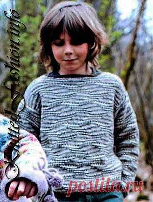 Детский джемпер - KnittedFashion.info - Модное Вязание