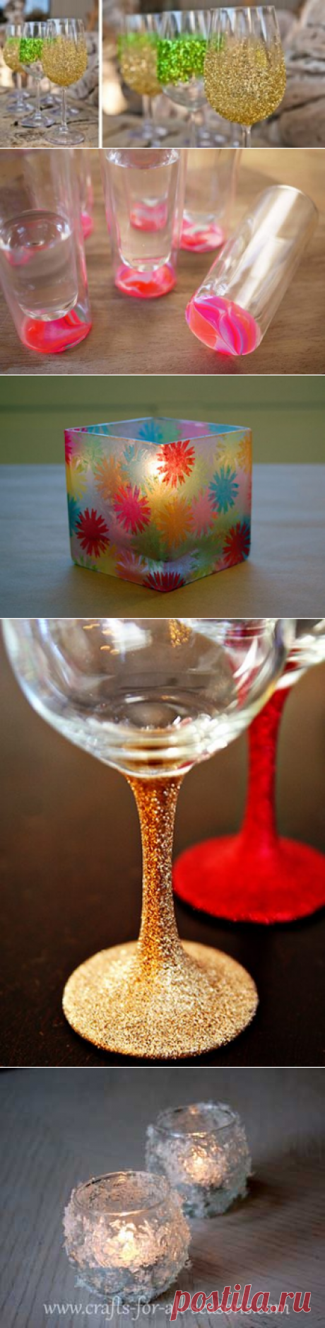 Новогодние бокалы своими руками / Я - суперпупер