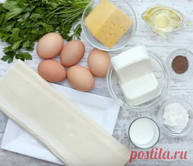 Пирог с сыром в духовке