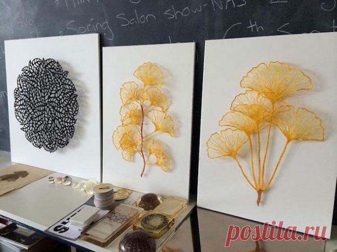 Изящная вышивка от австралийской рукодельницы - Золотые руки