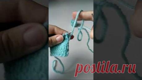 Способ вязания без поворота полотна. Бесповоротное вязание.