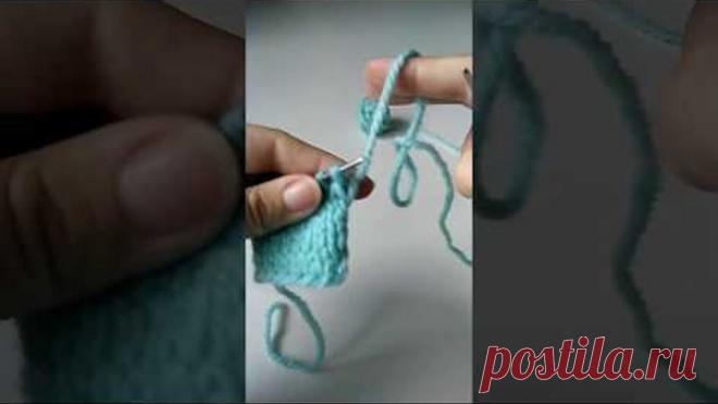 Способ вязания без поворота полотна. Бесповоротное вязание.