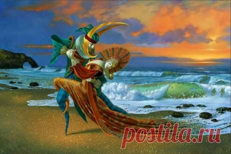 Художник Michael Cheval. Логика сердца – это иллюзия