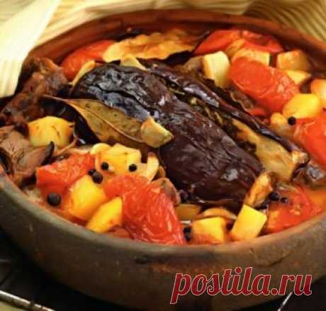 Готовим вкусное чанахи рецепт,чанахи в горшочках